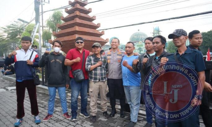 May Day Kondusif, Kapolrestabes Surabaya Sampaikan Apresiasi untuk Serikat Pekerja dan Mahasiswa