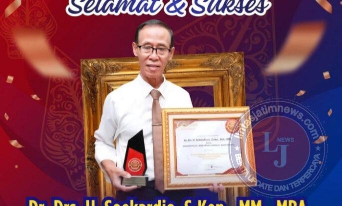Rektor Unidsoe Terima TOP Creativity Choice Award 2026