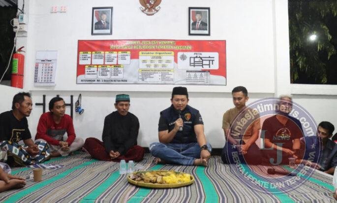 Polres Magetan Maksimalkan Satkamling, Ronda Malam Jaga Lingkungan
