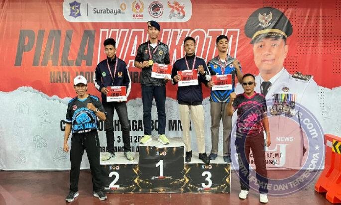Brimob Polda Jatim Sabet 4 Emas Kejurprov MMA Surabaya