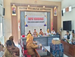 Tingkatkan Pelayanan Kesehatan, Danramil 0801/02 Kebonagung Hadiri Rapat Mini Lokakarya Lintas Sektoral