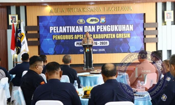 Polres Gresik Perkuat Sinergitas, Pengurus APSI Kabupaten Gresik Resmi Dilantik