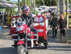 Kodim 0806/Trenggalek dan Pemkab Salurkan 30 Motor Roda Tiga untuk Dukung Operasional KDKMP