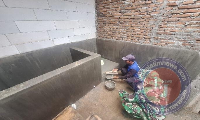 Berkat TMMD, Rumah Mbah Paini Kini Dilengkapi MCK