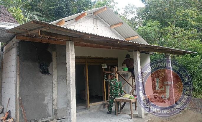 Renovasi RTLH Milik Pak Sinto Capai 75 Persen