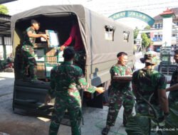 Bantuan Keramik Pangdam IV/Diponegoro Tiba di Koramil Karangmalang