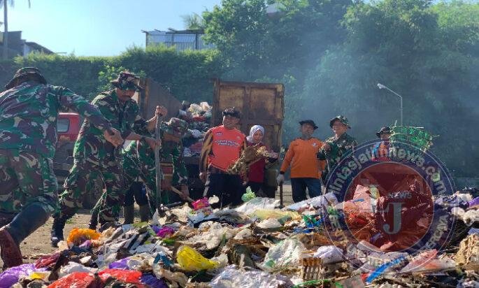 Karya Bakti Satkowil TNI Kodim 0728/Wonogiri Sasar Pasar Sidoharjo