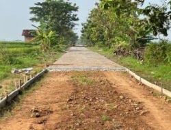 Akselerasi Membuahkan Hasil Pengecoran Jalan TMMD Reguler ke-128 Kodim Sragen Capai 50 Persen