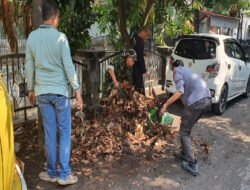 Gandeng Tim Saberling, Babinsa Kadipiro Pelopori Kerja Bakti Pembersihan Lingkungan