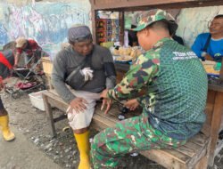 Jaga Kondisi Satgas Tetap Prima, Tim Kesehatan TMMD Sengkuyung Kodim 0735/Surakarta Layani Pemeriksaan & Pelayanan Kesehatan