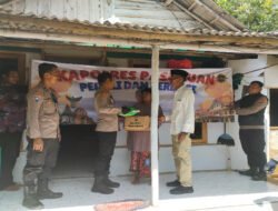 Polri Untuk Masyarakat : Kapolres Pasuruan Blusukan Salurkan Bansos untuk Warga