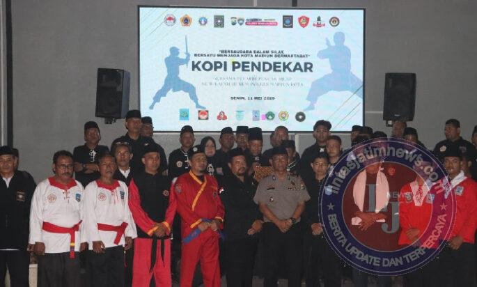 Polres Madiun Kota Perkuat Komitmen Jogo Jatim Lewat Kopi Pendekar
