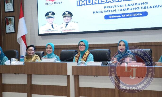 Kunjungi Lampung Selatan, Staf Ahli TP PKK Yane Ardian Apresiasi Komitmen Daerah Tangani Zero Dose
