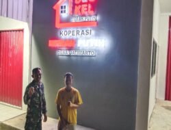 Jaga Keamanan Hingga Dini Hari, Serda Ali Maksum Sambangi Obyek Vital
