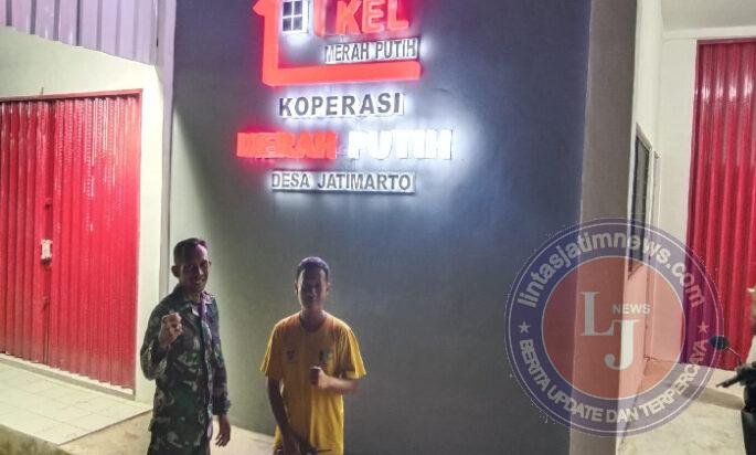 Jaga Keamanan Hingga Dini Hari, Serda Ali Maksum Sambangi Obyek Vital