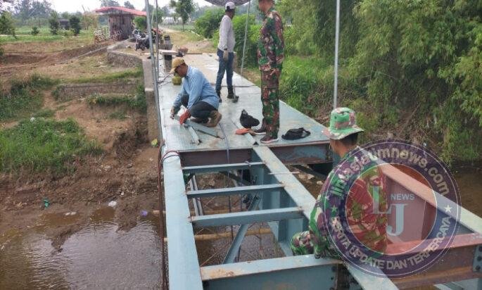 Tiga Jembatan Selesai 100 %, Kodim Ponorogo Kebut 1 Proyek Tersisa