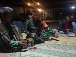 Pererat Silaturahmi dan Jaga Kondusifitas Wilayah, Babinsa Koramil Nogosari Laksanakan Patroli
