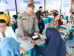Polri Untuk Masyarakat : Polda Jatim Gelar Baksos dan Bakkes untuk Ribuan Warga di Nganjuk