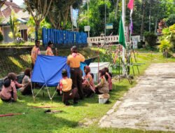 Bentuk Karakter Sejak Dini, Babinsa Koramil 0801/08 Tulakan Bekali Wasbang Anggota SWK