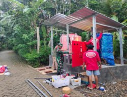 Satgas Pasang Mesin Air Siap Minum