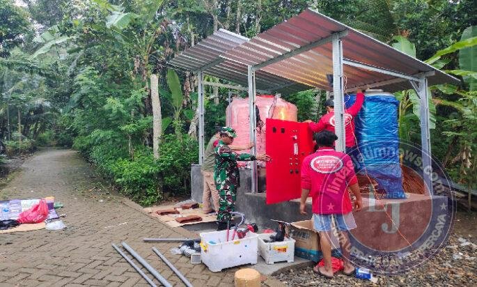 Satgas Pasang Mesin Air Siap Minum