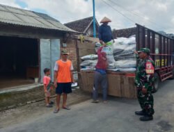 Hadir di Tengah Petani, Babinsa Golan Kawal Distribusi Pupuk Bersubsidi