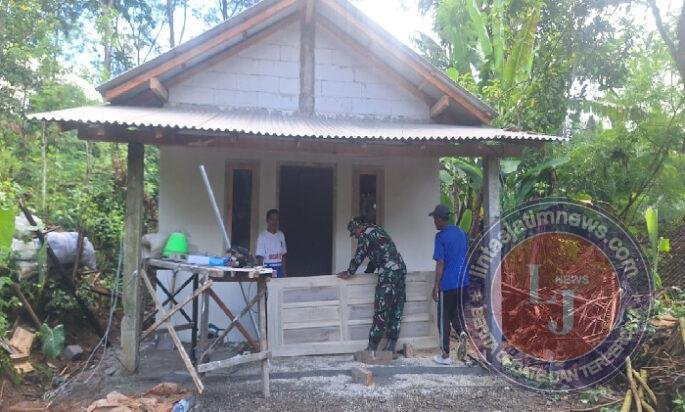 Satgas TMMD Berusaha Tuntaskan Rumah Sarto