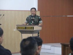 Dari Aula Makodim, Dandim Madiun Ajak Prajurit Peduli Lingkungan dan Siaga Bencana