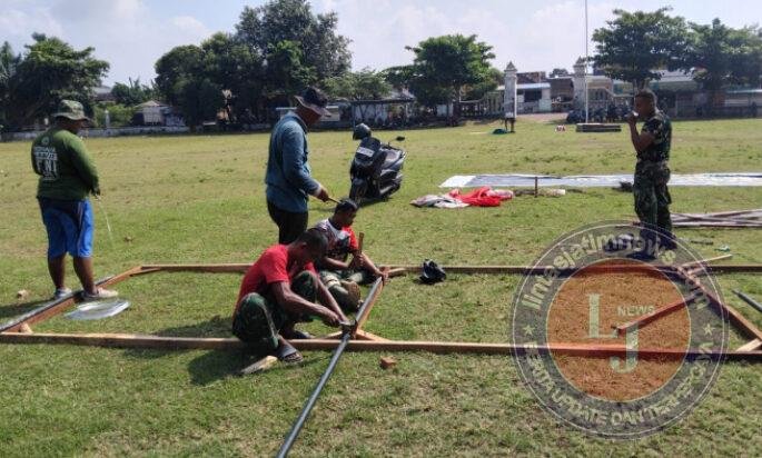 Jelang Penutupan TMMD Sengkuyung Tahap II Tahun 2026, Anggota Satgas Lakukan Sejumlah Persiapan