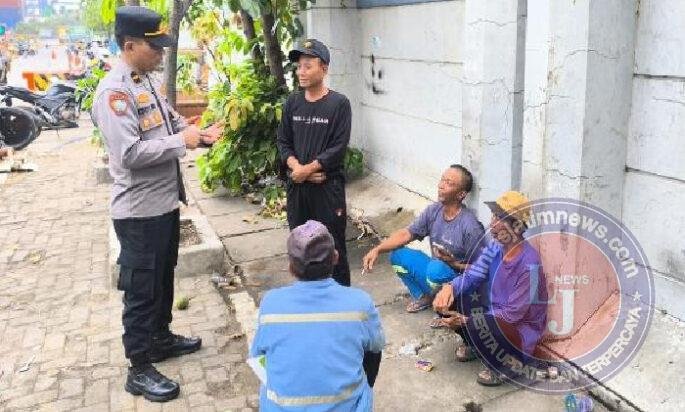 Polisi Ajak Pekerja TKBM Pelabuhan Tanjung Priok Jaga Kamtibmas dan Utamakan Keselamatan Kerja