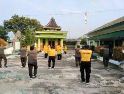 Hangatkan Kebersamaan, Koramil Kebonsari Gelar Senam dan Layanan Kesehatan Gratis