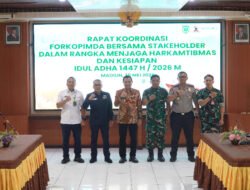 Jelang Iduladha 1447 H, Forkopimda Kota Madiun Perkuat Sinergi Demi Kamtibmas Tetap Kondusif