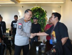 Satgas Humas Ops Damai Cartenz-2026 Perkuat Kolaborasi Melalui Silaturahmi Bersama Wartawan di Timika