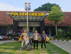 Gerak Cepat Polsek Gresik, Dua Pelaku Curanmor di Gresik Dibekuk Kurang dari 24 Jam