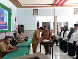 TNI-Polri dan Pemkab Trenggalek Kawal Pelantikan Panitia Pengangkatan Perangkat Desa Craken
