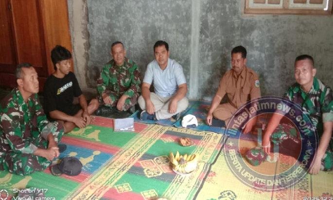 Jalin Kedekatan Dengan Warga Binaan, Babinsa Koramil 0801/05 Nawangan Lakukan Komsos