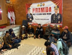 Ngopi Bareng Awak Media, Polres Pasuruan: Media Punya Peran Vital dalam Kinerja Kepolisian