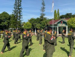 Tingkatkan Kemampuan, Kodim Pacitan Gelar Latihan Pencak Silat Militer