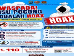 Polres Ngawi Pastikan Teror Pocong Jadi – jadian Tidak Benar