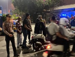 Patroli Malam Stasioner Cipta Kondisi Polres Pelabuhan Tanjung Priok Amankan Pengendara Mencurigakan