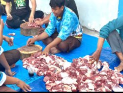 Hari Tasyrik Penuh Berkah, SMP Negeri 1 Pucuk Salurkan Ratusan Paket Daging Kurban