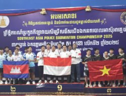 Tim Bulutangkis Polri Raih 4 Medali Emas dan 2 Perak SEA Police Badminton Championship 2026 di Kamboja
