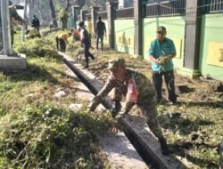 Tiga Pilar dan Warga Saradan Bersatu, Karya Bakti Wujudkan Lingkungan Bersih dan Sehat