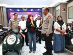Motor Korban Curanmor dan Begal Dikembalikan Polda Jatim