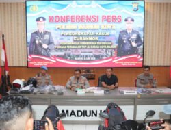 Polres Madiun Kota Ungkap 3 Kasus Curanmor 4 Orang Residivis Diamankan