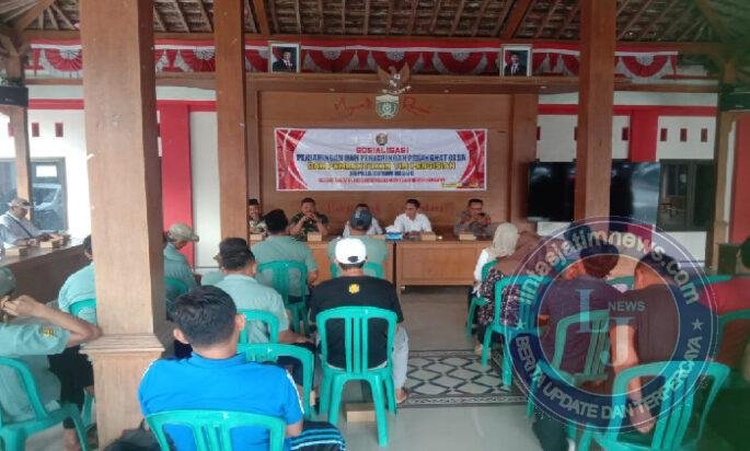 Danramil Karanganyar Ngawi Hadiri Pembentukan Panitia Pemilihan Perangkat Desa