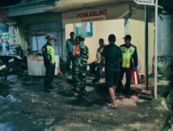 Patroli Jaga Kondusivitas, Koramil Dan Linmas Sisir Wilayah Jatipurno