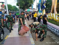 Bersatu untuk Kota yang Lebih Nyaman, TNI-Polri dan Warga Gelar Aksi ASRI di Lapangan Gulun
