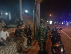Melalui Patroli Malam Hari, Bentuk Komitmen TNI Menjaga Kamtibmas Diwilayah