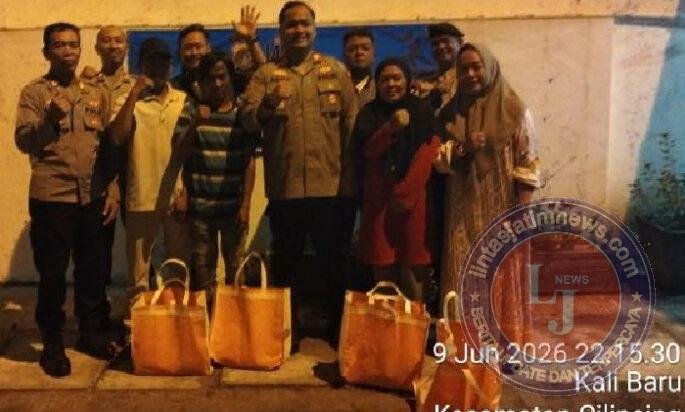 Jaga Jakarta On The Spot, Kapolsek Kalibaru Ajak Warga Aktif Jaga Keamanan Lingkungan